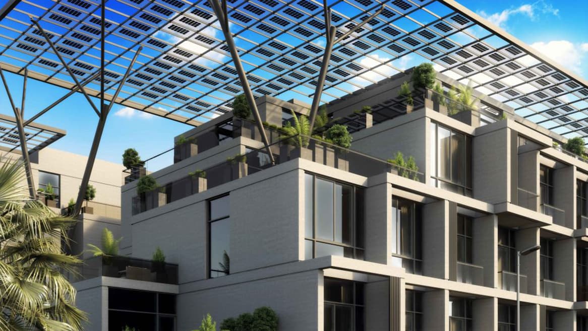 Solar powered apartments under construction in dubai - Solar-Powered Penthouse Apartments With Secure Building Access